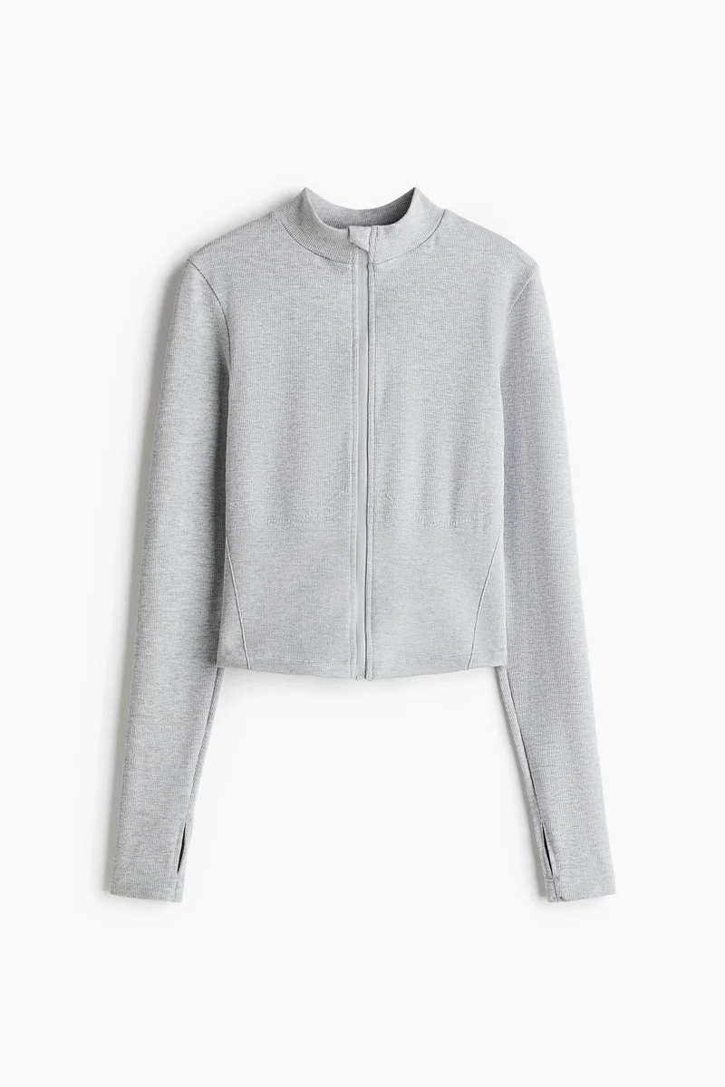 H&M  Seamless Sports jacket with DryMove™ for Women | Best Price UAE