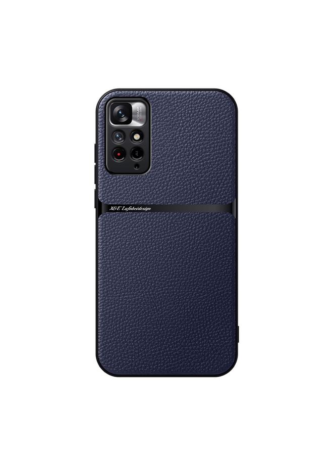 S-TOP Case For Redmi Note 11 Pro Global / Note 11E Pro 5G Litchi Leather Magnetic Full Coverage Shockproof Phone Case - Image 1