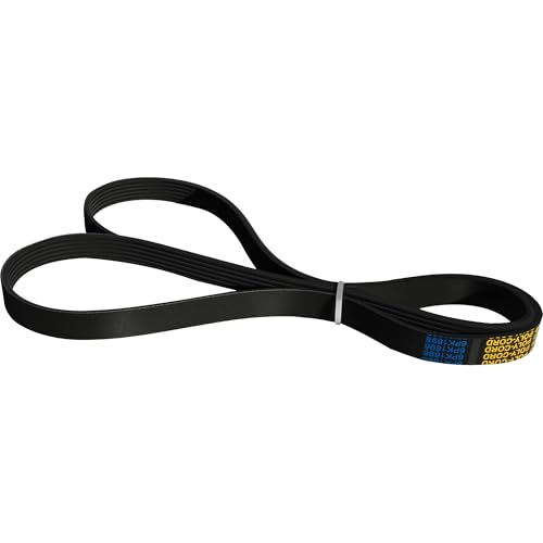tiubvfdd K060667 6677 in Engine Serpentine Belt for 0518 Hyundai Santa Fe Sonata Tucson Tiburon Genesis Azera Toyota MR2 Kia Cadenza Sorento Ford Escape Focus Mustang BMW 328d 535d X3 X5 Audi S4 S6 - Image 1