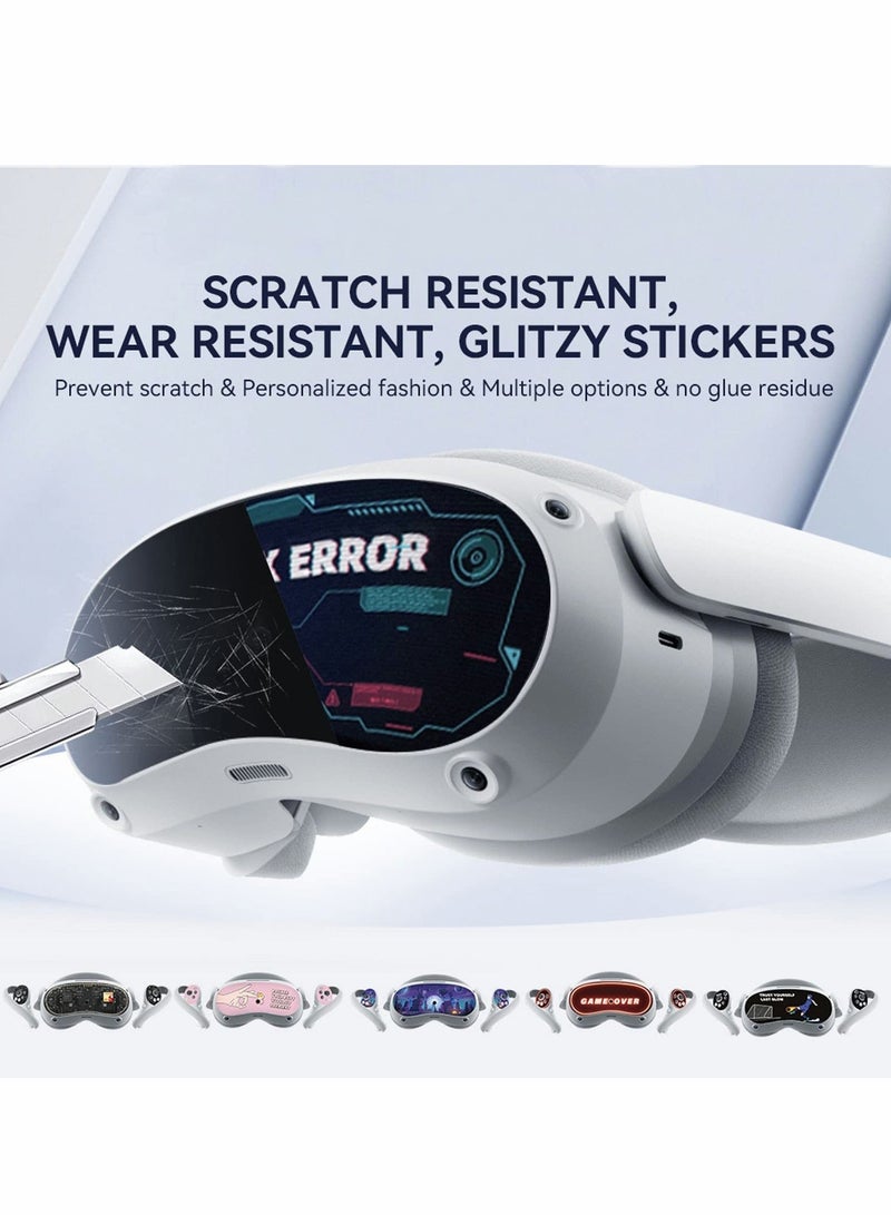 Decal Sticker Skin for PICO 4,for VR Headset Lens and Controllers, Protection Film for Virtual Reality Gaming Handle Front Face - Image 5