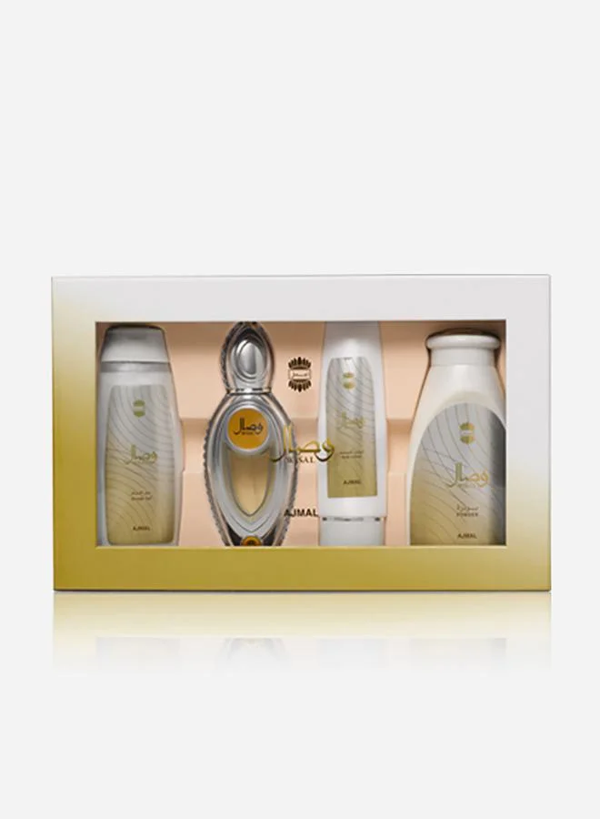 Ajmal 4-Piece Wisal Gift Set For Unisex