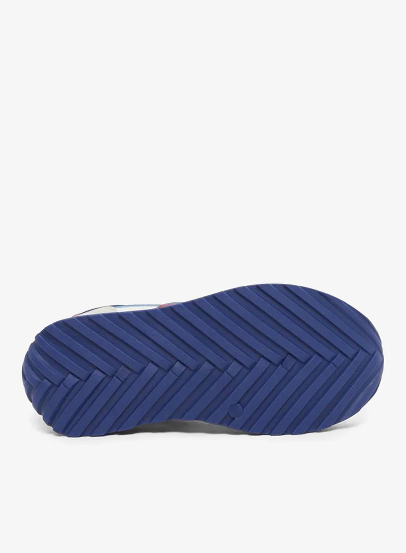 Styli Active Color Block Contrast Lined Lace-Up Sneakers