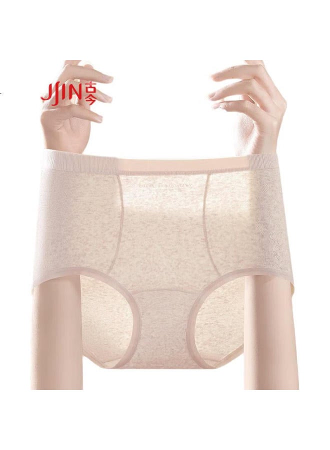 Gujin 3-Pack Simple Women'S Underwear, Tummy Control, 7A Antibacterial, Extended Cotton Crotch, Mid-Rise, Fashionable Ladies' Briefs, Triangle Panties - Image 3