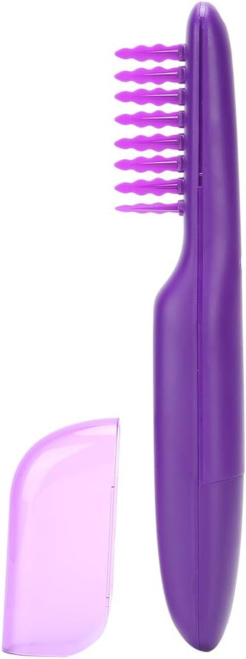 Electric Detangling Brush Electric Detangling Comb Wet Dry Ion Massage Styling Tool Purple Lectric Dual Use Negative