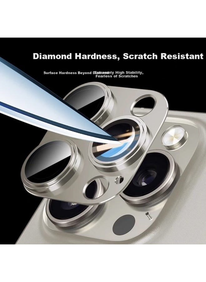 Smorss Ar Enhanced-black Tempered Glass Lens Film For Apple Iphone 15 Pro/15 Pro Max Rear Camera Mobile Phone Protective Film High Definition Scratch Resistant Anti-drop - Image 1