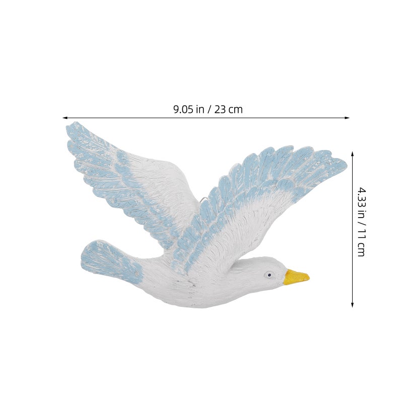 3Pcs Mediterranean Style Seagulls Birds Seabirds Marine Wall Hanging Decoration - Image 3