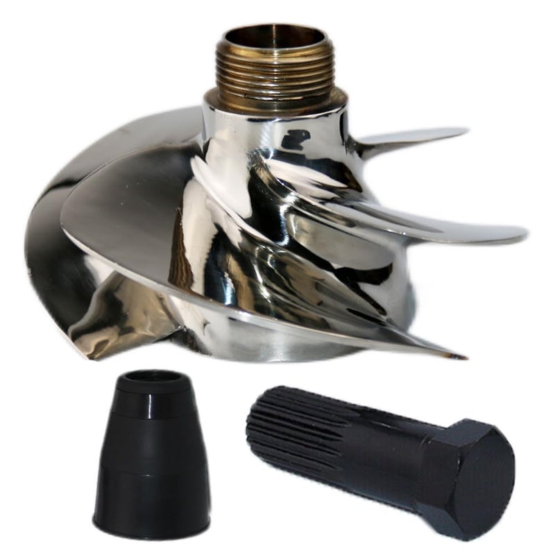 Generic Boatman Jet Ski Impeller for Seadoo 2670 00948 267001070 Spark ACE 900 HO Spark TRIXX 140mm 4 Blades Polished - Image 1