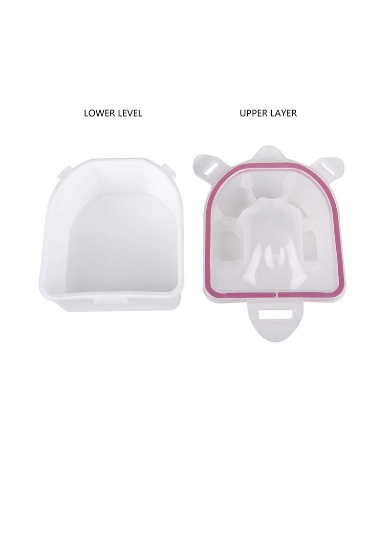 Zikra Nail Tool Set 2 Pieces Soaking Bowls Polish Remover Soak Files with Triangle Cuticle Peeler and Stainless Steel Pusher Art - Image 5