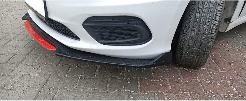 Wivplex 4-Piece Car Front Bumper Lip Body Kit Spoiler - Image 3