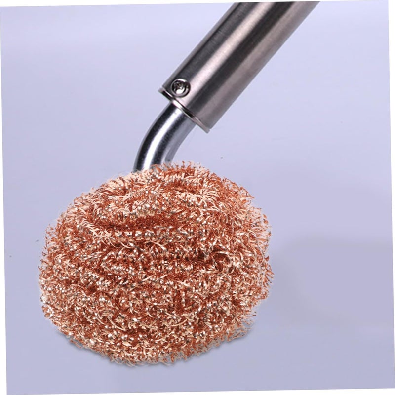 Soldering Iron Tip Kit with Brass Wire Sponge and Holder Soldering Iron Tip Cleaning Set for Welding and Repair 2pcs for Electronics Maintenance - Image 5