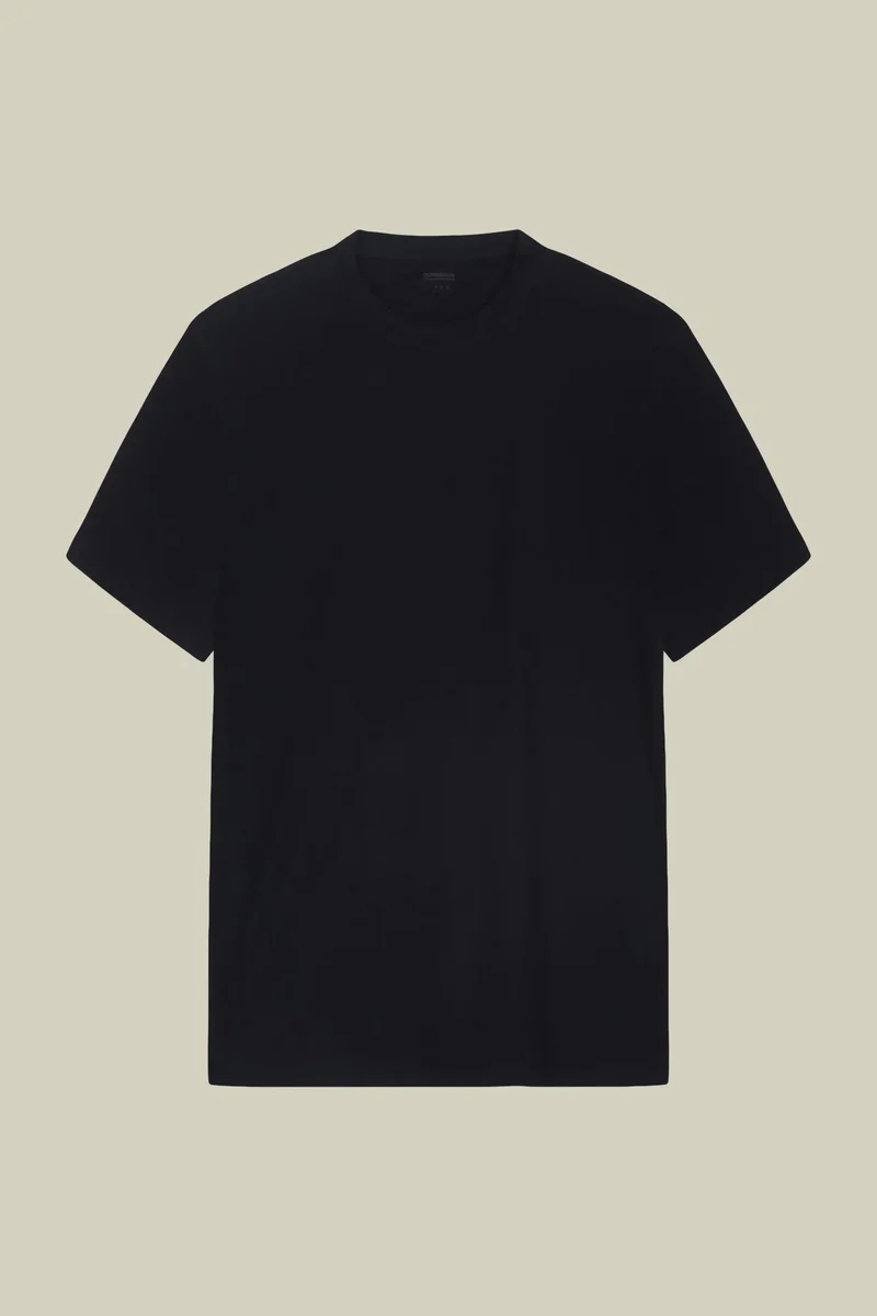 Doppelganger Blue Men's regular fit 100% cotton jersey T-shirt - DK Blue for Men | Best Price UAE