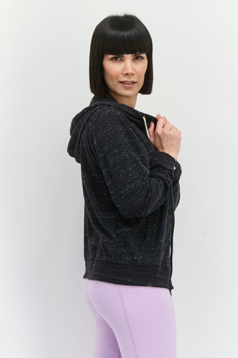 Nike Women Sportswear Fit Long Sleeves Training Hoodie, Black - Image 2