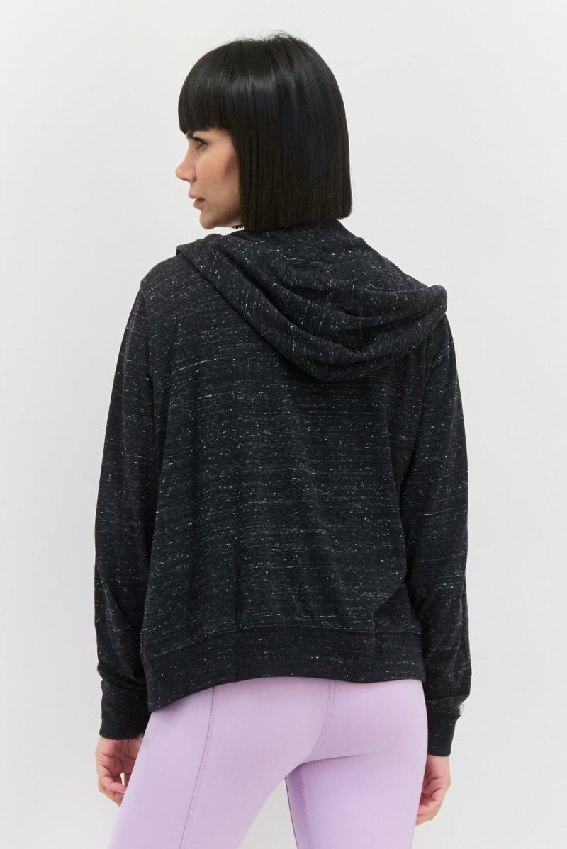 Nike Women Sportswear Fit Long Sleeves Training Hoodie, Black - Image 4