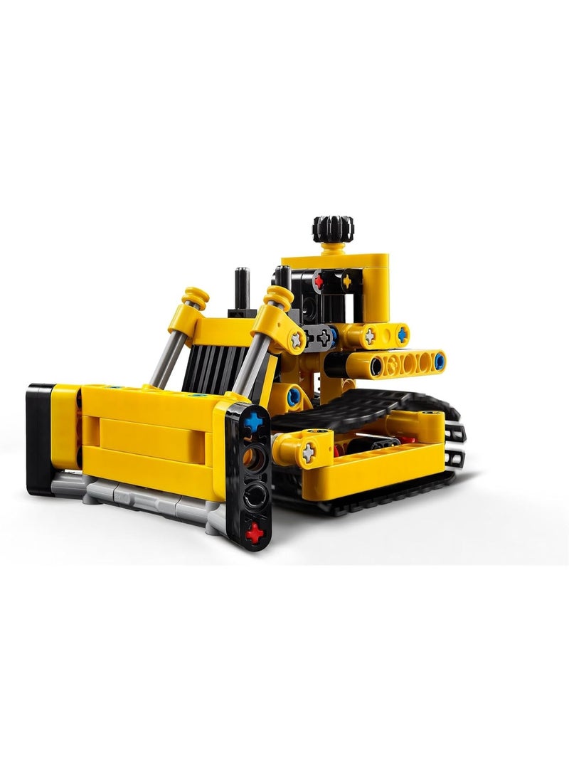 LEGO LEGO Technic Heavy-Duty Bulldozer Building Toy Set 42163  - Image 5
