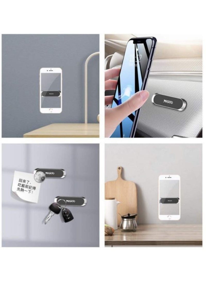Yesido Magnetic Car Holder Fits All Types Silver 50 Pieces - Image 2