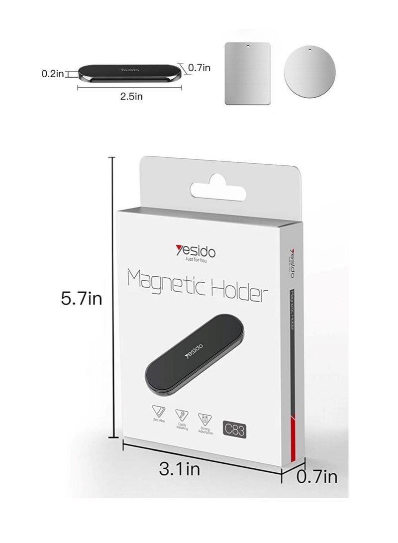 Yesido Magnetic Car Holder Fits All Types Silver 50 Pieces - Image 4