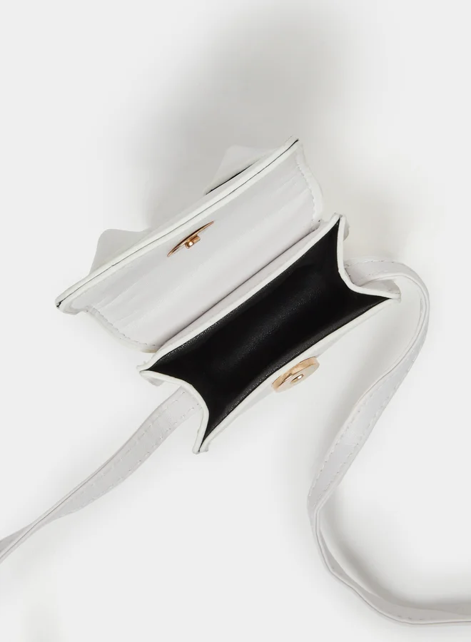 Styli Solid Handbag with Top Handle