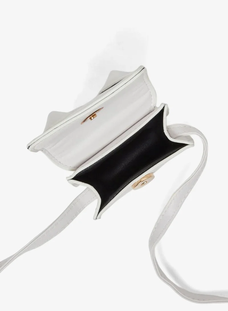 Styli Solid Handbag with Top Handle