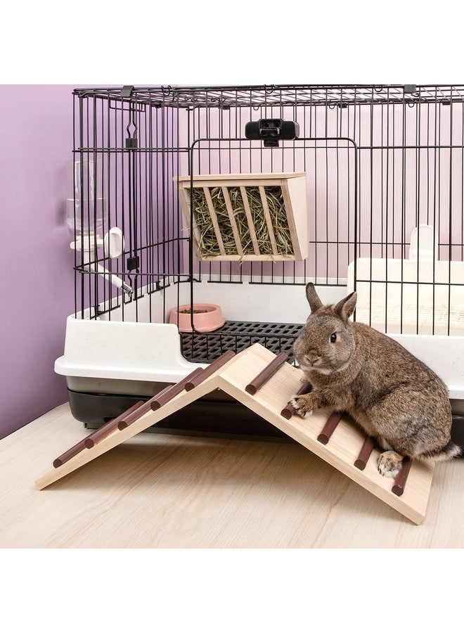 Niteangel Wooden Cage Bridge for Rabbits, Guinea Pigs and Chinchilla, Large Size - Image 2