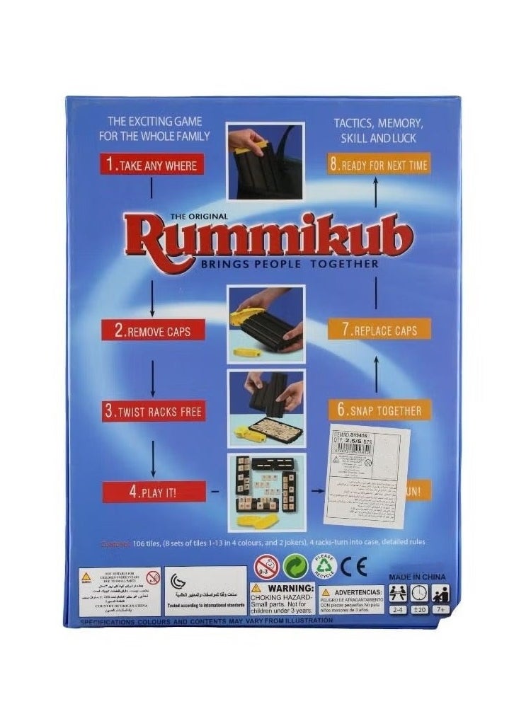 Rummikub Family Numbers Board Game