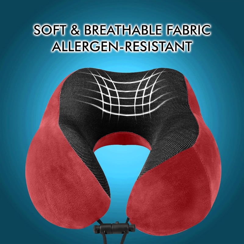 GREELI Premium Memory Foam Luxury Travel Neck Rest Pillow with Super Soft Removable Cover, Multipurpose Comfortable Travel Pillow for Men and Women - Image 3