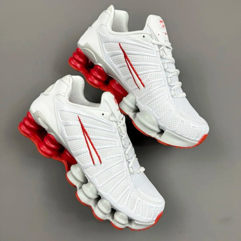 Putian Shox Tl Jogging Shoes Air Column Low-Top Retro Running Shoes Casual Sports Shoes Men And Women Versatile Work Clothing Shoes - Image 2