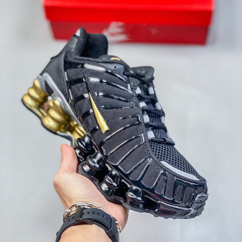 Putian Shox Tl Jogging Shoes Air Column Low-Top Retro Running Shoes Casual Sports Shoes Men And Women Versatile Work Clothing Shoes - Image 3