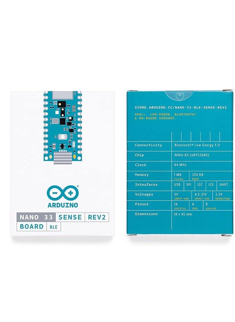 Arduino - NANO 33 BLE SENSE Rev2 ABX00069 - Image 1