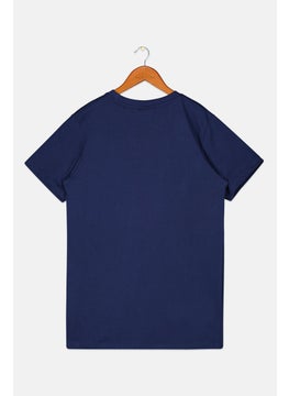 Naruto Kids Boy Round Neck Short Sleeve Graphic Print T-Shirt, Navy Blue  - Image 2