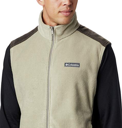 Columbia Mens Steens Mountain Fleece Vest, Tusk/Buffalo, 6X - Image 5