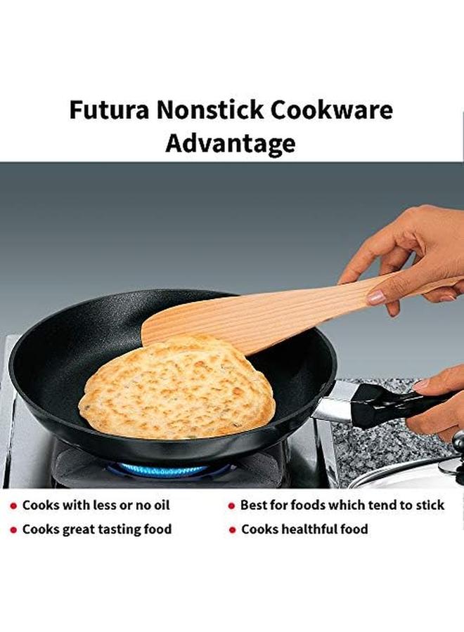 Hawkins Futura Nonstick Frying Pan With Glass Lid 26Cm 3.25Mm Thick 1.5 Liters Black - Image 4