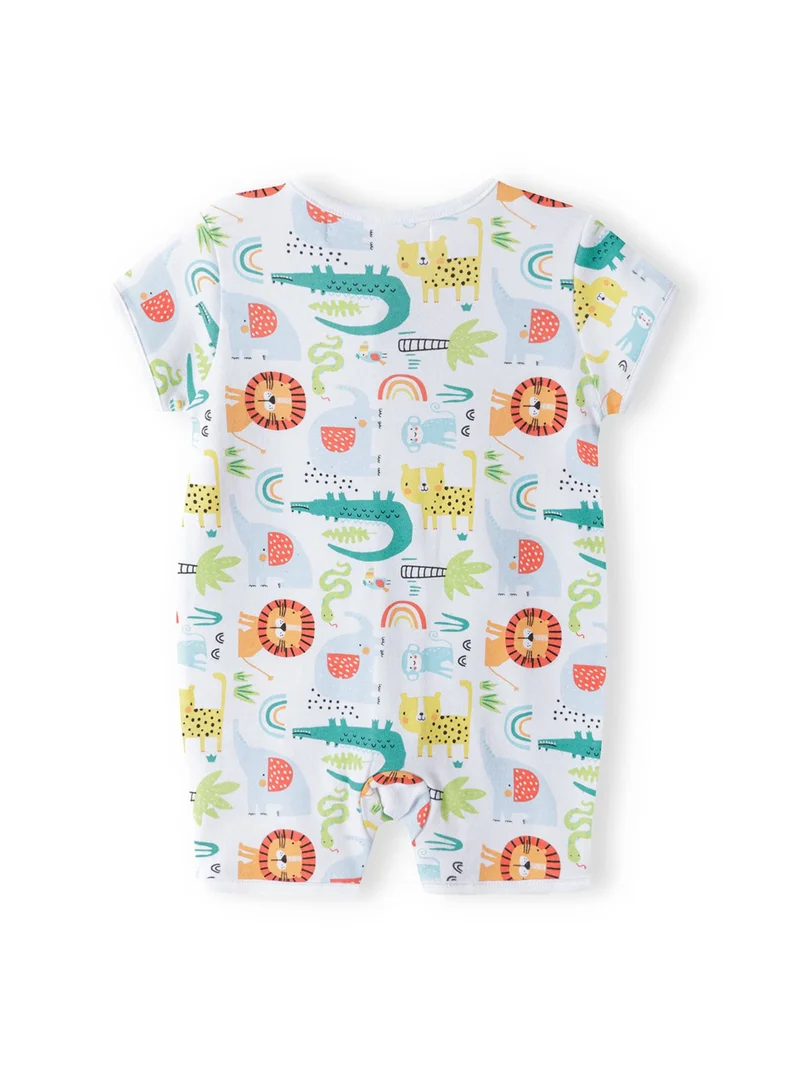MINOTI 2-Pack Baby Rompers with Short Sleeves and Snap Closures