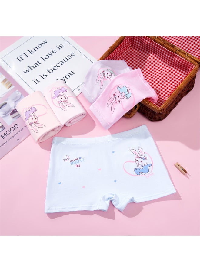 Children's Underwear Girl Baby Cotton Boxer Shorts Little Girl's Boxer Shorts Modal Cotton Without Clip Pp Small, Medium And Large Kidsren