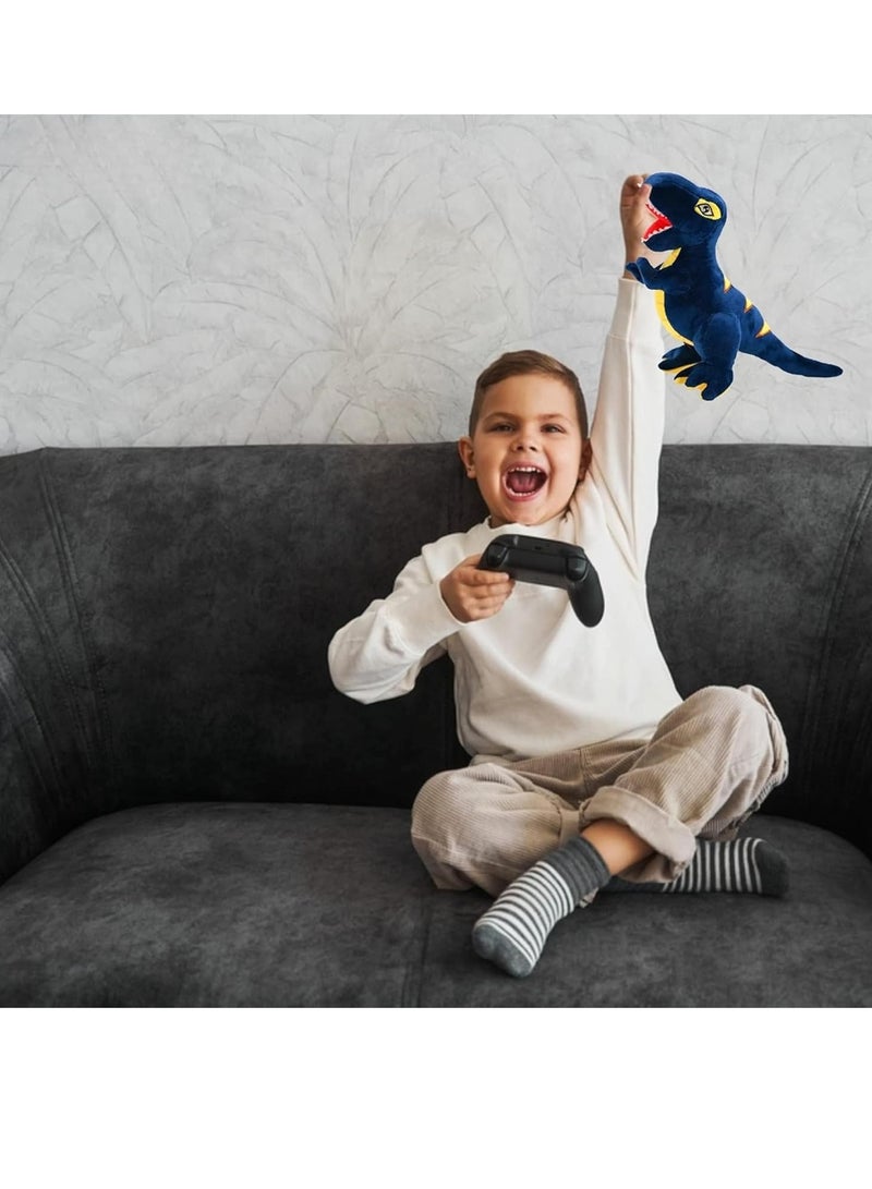 ARGT لعبة ديناصور محشوة - 47 سم دمية تي-ريكس الناعمة، وسادة حيوانات محشوة، ديناصور محشوة لطيف للأطفال، الأولاد، البنات، الرضع، ديكور الغرفة - وسادة محشوة لطيفة هدية لعيد الميلاد، عيد الميلاد، حضانة والسفر - Image 4