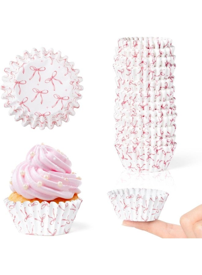 Cross-Border Small Mini Pink Bow Cake Paper Cup Candy Chocolate Paper Tray 85mm Oil-Proof Cake Paper Cup
