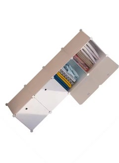 Generic 4 Door Durable Storage Rack White Stable Structure Plastic Storage Cabinet  - Image 4