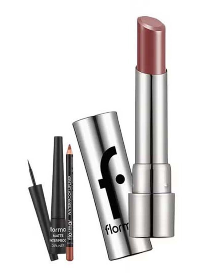 flormar Ultimate Date Night Pick - Lipstick, Eyeliner, Lip Liner - Image 4
