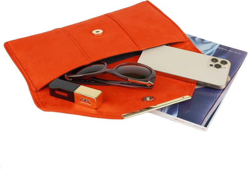 JNB Faux Microsuede Envelope Clutch - Image 4