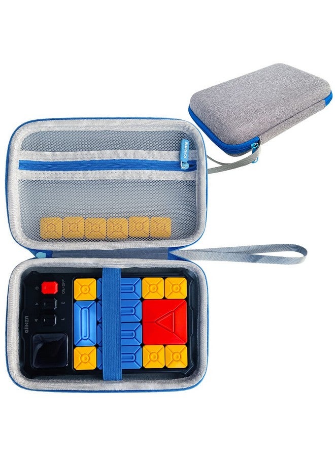 JCHPINE حافظة صلبة لألعاب جيكر سوبر سلايد الذهنية حافظة تخزين واقية لألعاب جيكر الذهنية التفاعلية الملحقات لجهاز الألعاب المحمول (حافظة زرقاء فقط) - Image 1