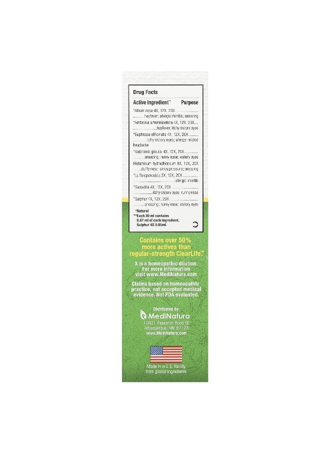 MediNatura MediNatura, ClearLife™, Allergy Nasal Spray, Extra Strength, 0.68 fl oz (20 ml)  - Image 3