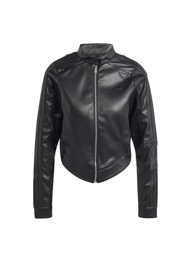 Adidas adidas PLEATHER JACKET Black Originals Women JACKETS