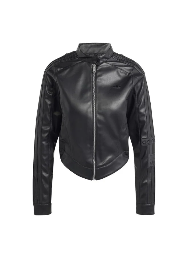 Adidas adidas PLEATHER JACKET Black Originals Women JACKETS