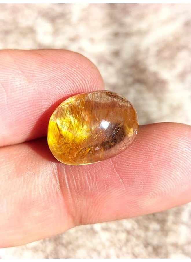 Generic - Natural Golden Rutile Quartz Loose Gemstone - Image 1