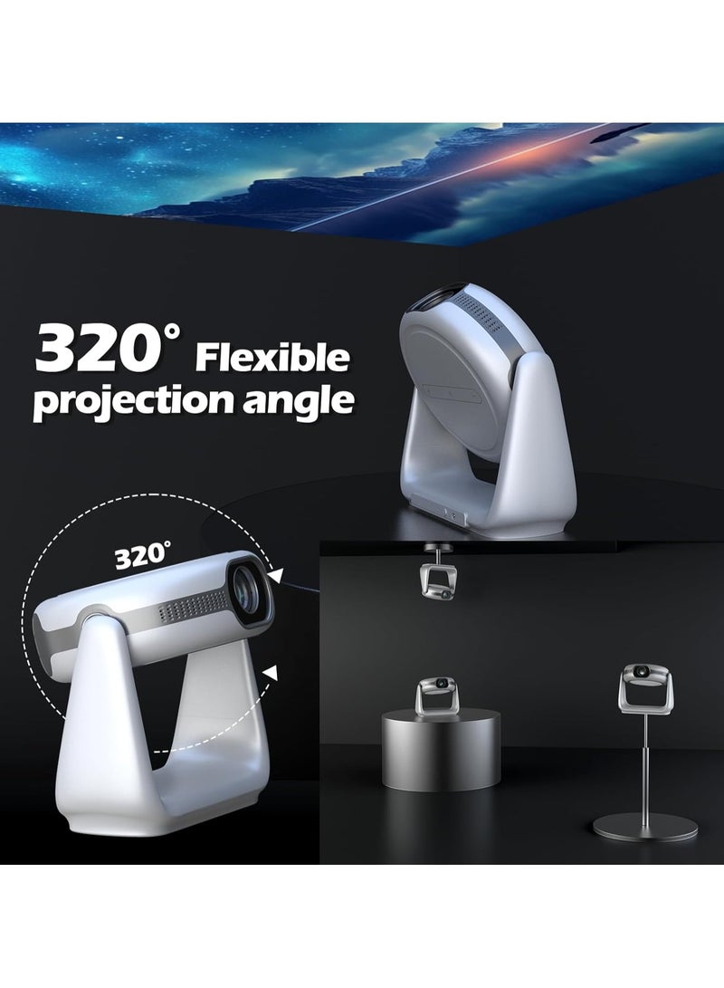 Outdoor ptojector with power bank 4K HDR Multimedia HD Projector For Home Outdoor With Power Bank and Ambient Light  - Image 2