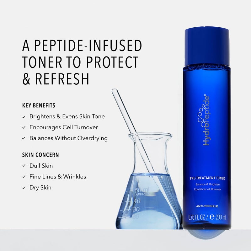 HydroPeptide Pre-Treatment Toner, Balance and Youthful, Refreshed Appearance, 6.76 Ounce - Image 2