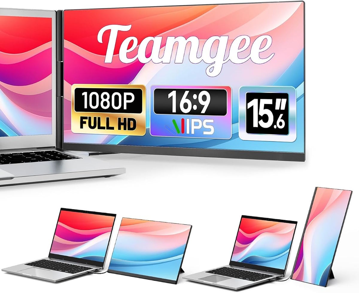 TeamGee TeamGee 15 6 Laptop Screen Extender Portable Monitor Fhd Ips 15.6 inch ZBFC4F67DA8D87336605EZ