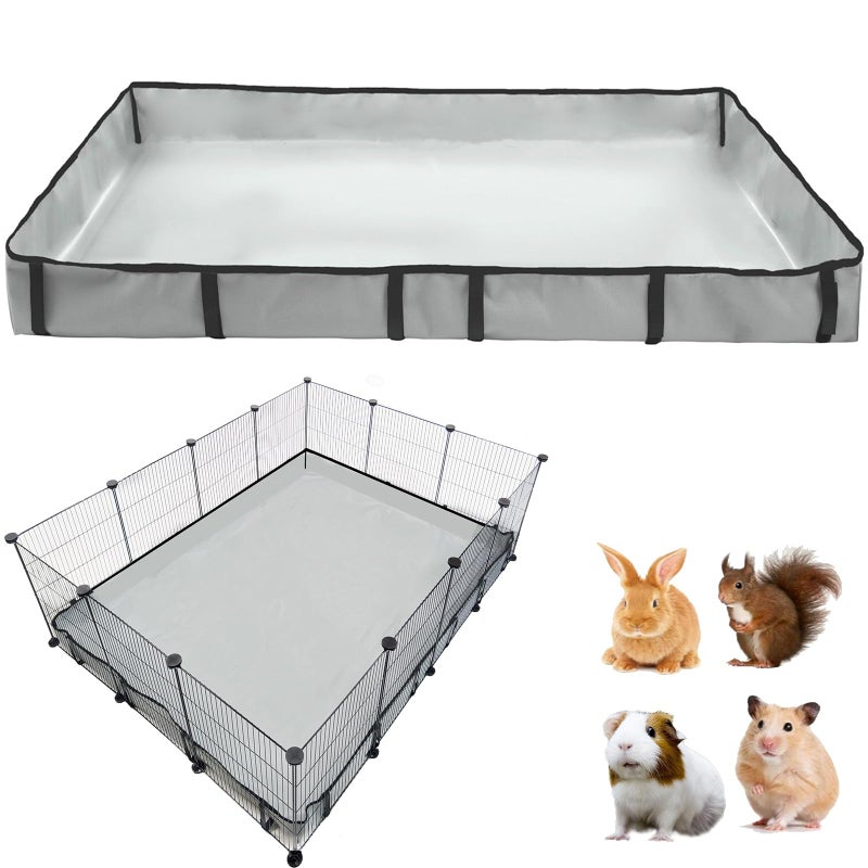 DZWLKJ Guinea Pig Cage Liner Tarp Bottom Waterproof and Washable Base Also for Rabbits, Bunny, Chinchesillas, Hedgehog, Ferrets and Other Small Animals(36x48 inches) - Image 1