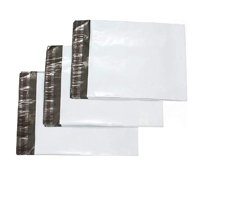 PackingSupply S R Packing Supply 12x16 Inch Plain Temper Proof Courier Bag Pod 60 Micron With Document Pouch (Pack of 200) - Image 2