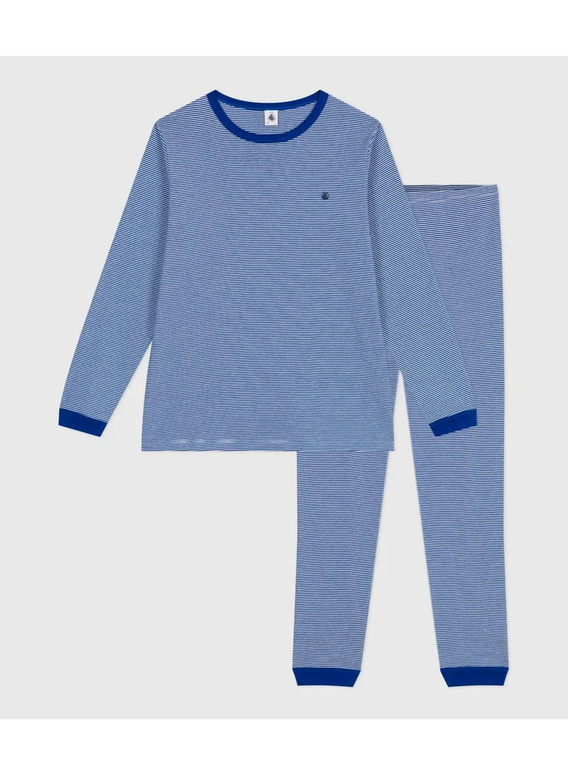 Petit Bateau Children's stripy cotton pyjamas