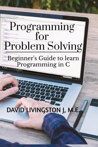 Programming for Problem Solving : Beginner's Guide to learn Programming in C - pzsku/ZBFC51912E759023F0463Z/45/1752406346/97eeb8a1-882c-4cca-a671-b4c5fdff0165